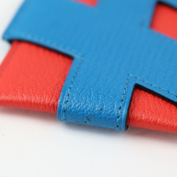 HERMES Blue Card Holder - Picture 3 of 7
